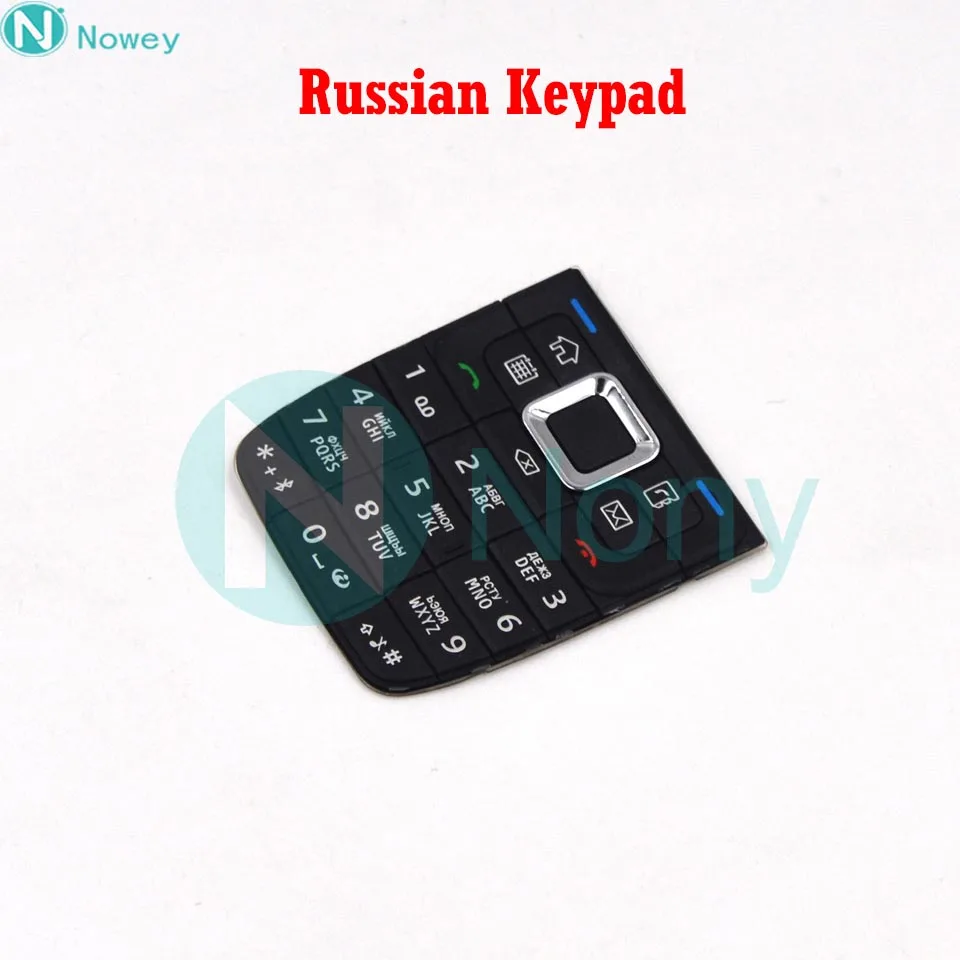 Nowey E51 Keyboard Cover For E51 Mobile Phone English Russian Arabic Keypad Housing Replacement Parts
