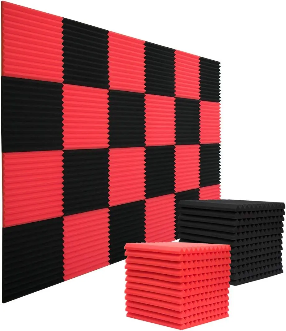 24Pack30x30x25cmStudioAcousticFoamStudioSoundproofingPanels