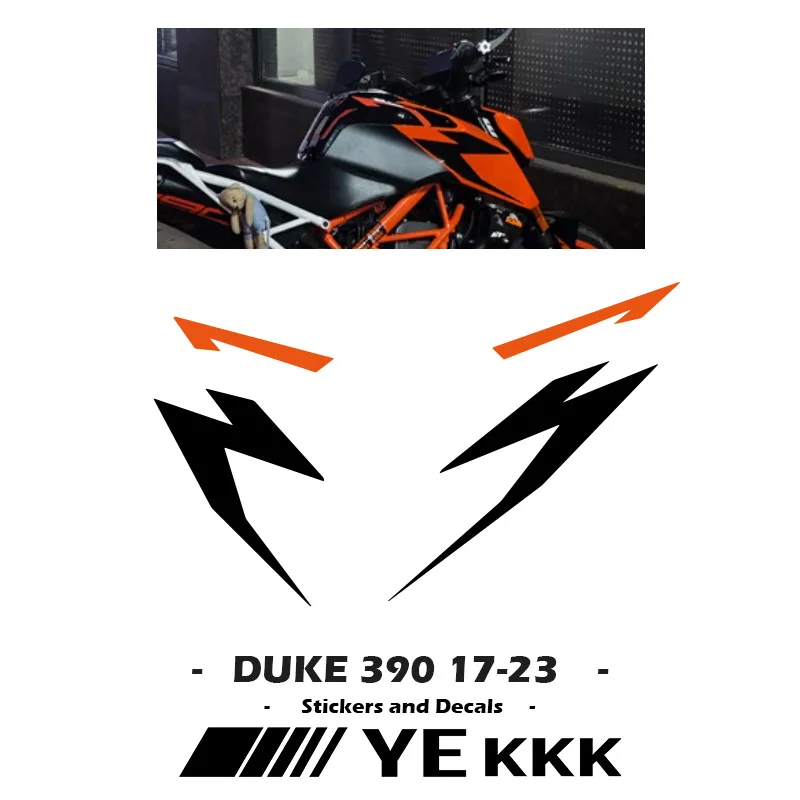 Motorcycle Fairing Shell Sticker Decal Full Car Stickers Big R Sticker Duke390 250 for KTM Duke 390 250 17 18 19 20 21 22 23 motorcycle stickers new tail shell rear fairing sticker decal 250 390 duke 890 same style duke390 for ktm duke 390 17 23