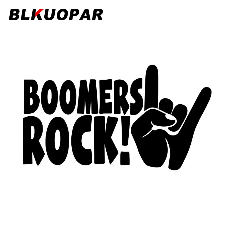 

BLKUOPAR boomer Rock Автомобильная наклейка модная индивидуальная устойчивая к царапинам наклейка виниловая окклюзия царапина вездеход Автомобильная защита дверей