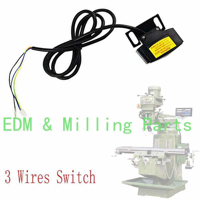 

CNC Milling Machine Mill Machines Parts LIMIT SWITCH ASSEMBLY SERVO POWER FEED TYPE 3 Wires For Bridgeport Mill Part