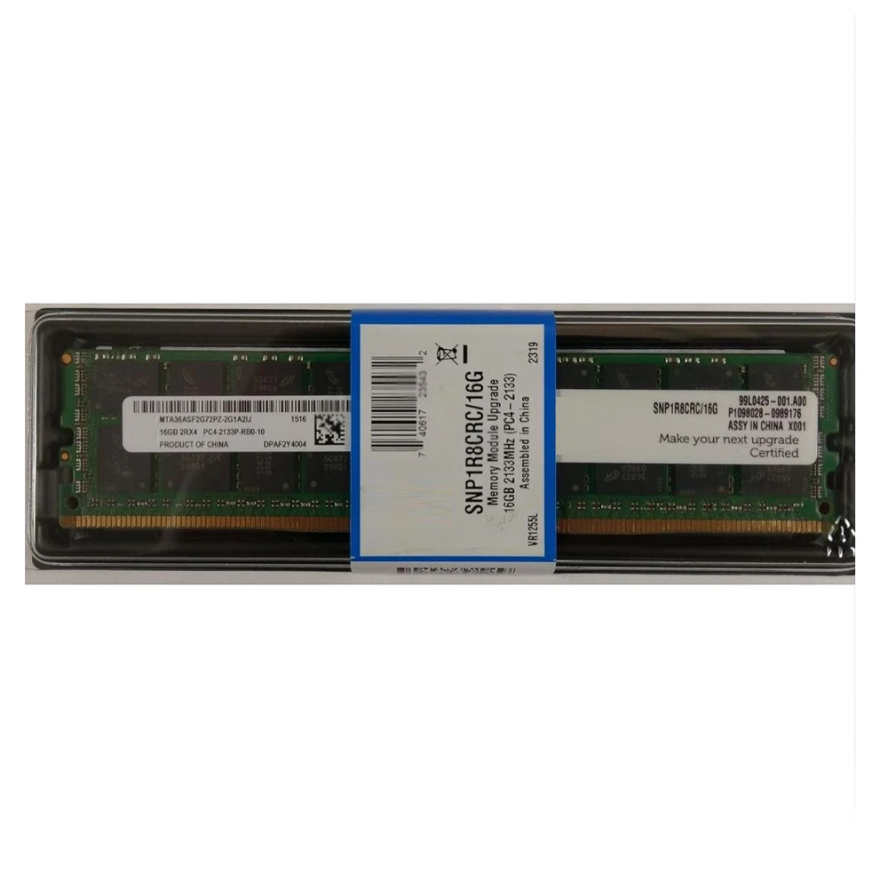

1 pcs PowerEdge R730XD R730 R630 SNP1R8CRC/16G 16GB 2133MHz REG RAM For DELL Server Memory Fast Ship High Quality