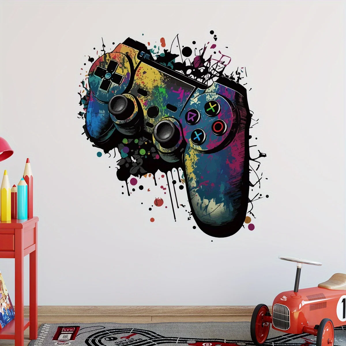 Colorful Game Mechanical Wall Stickers 1