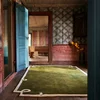 French Retro Living Room Decoration Carpet Light Luxury Rugs for Bedroom Home Study Washable Floor Mat Fluffy Soft Bedside Rug 1