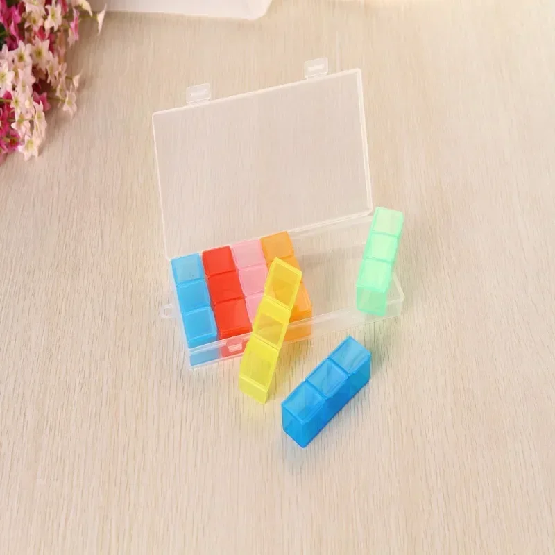Pill Storage Box 7 Days Medicine Box Weekly Tablet Holder Storage Organizer Container Case Pill Box Splitters Weekly 7 Day 21