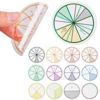 3Set Fraction Education Montessori Math Kids Learning Classroom Supplies Teaching Juegos Matematicos Para Niños Kinderspielzeuge 1