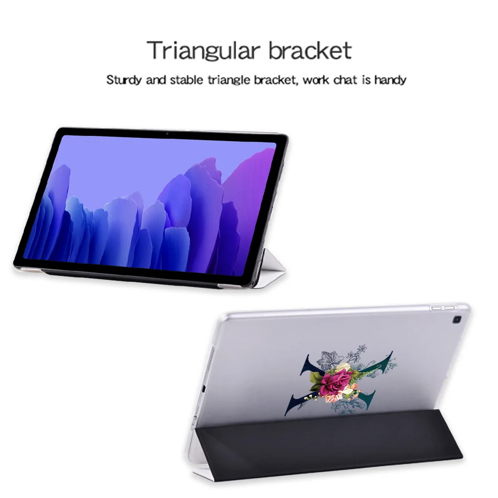 Capa para Tablet com Suporte Dobrável Tri-fold Capa para Samsung Galaxy Tab a8 10.5 Tab a7 Lite 8.7 Tab a7 10.4 Tab a 10.12023 - Imagem 4
