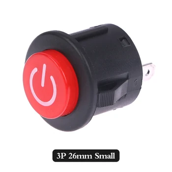 คุณภาพสูง1Pc พลาสติก26มม.28มม.One ปุ่มเริ่มต้นสำหรับเด็กรถยนต์ไฟฟ้า3-Pin สวิทช์ไฟสำหรับแบตเตอรี่เด็กรถ 9