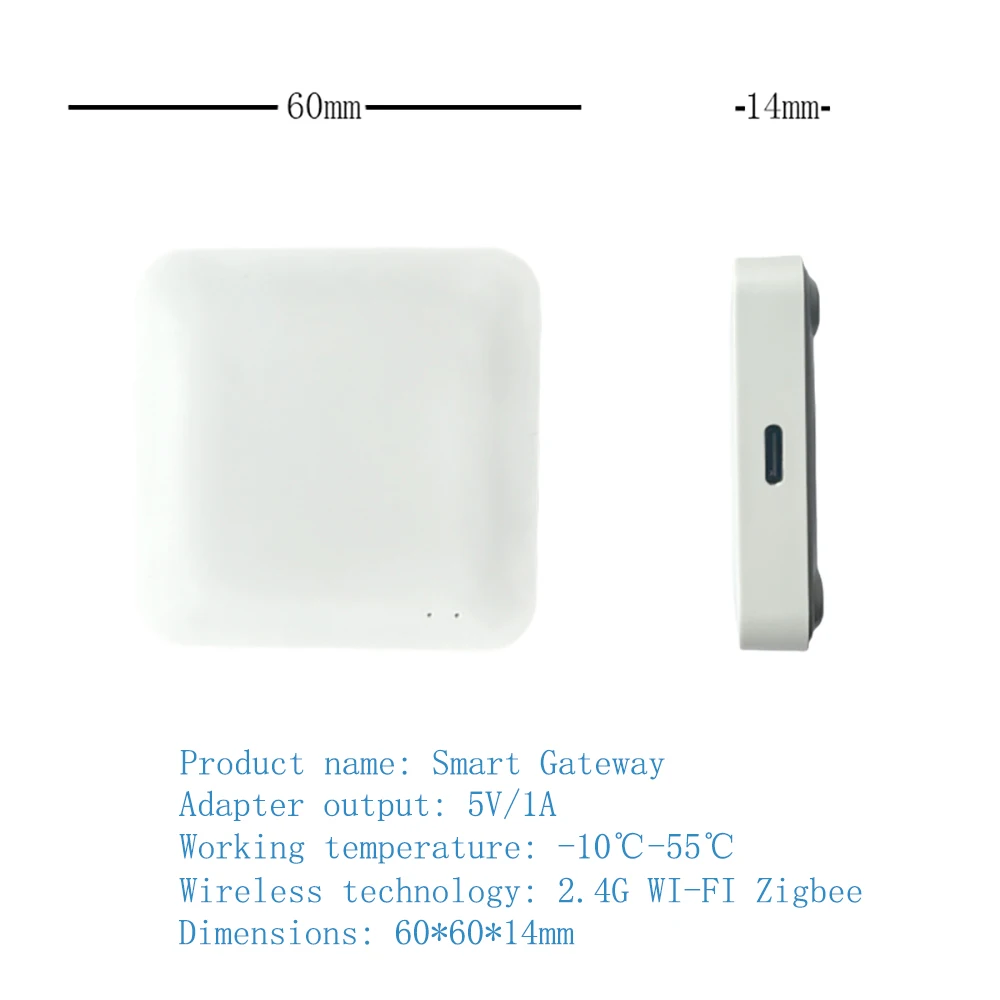 Multi-mode Smart Gateway ZigBee Bluetooth Mesh Hub Work with Tuya Smart App Voice Control Alexa Google Home yandex