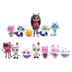 Gabby Dollhouse Anime Figure Set - 13 - Piece Smiling Characters Collection (Gaibi shouban 13pcs)