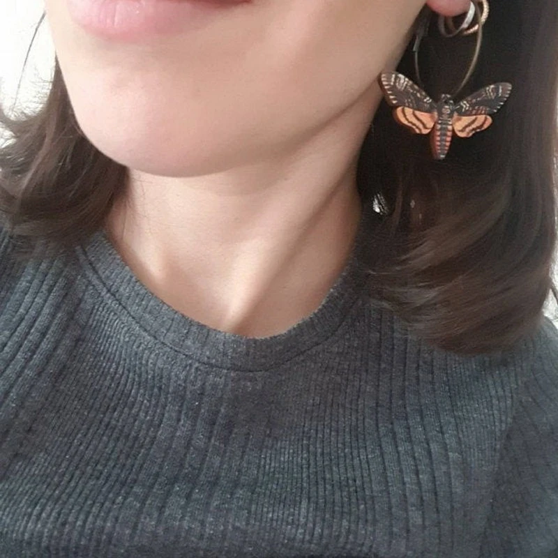 Brandy Melville Silver Butterfly Earrings - $14 New With Tags - From Ava