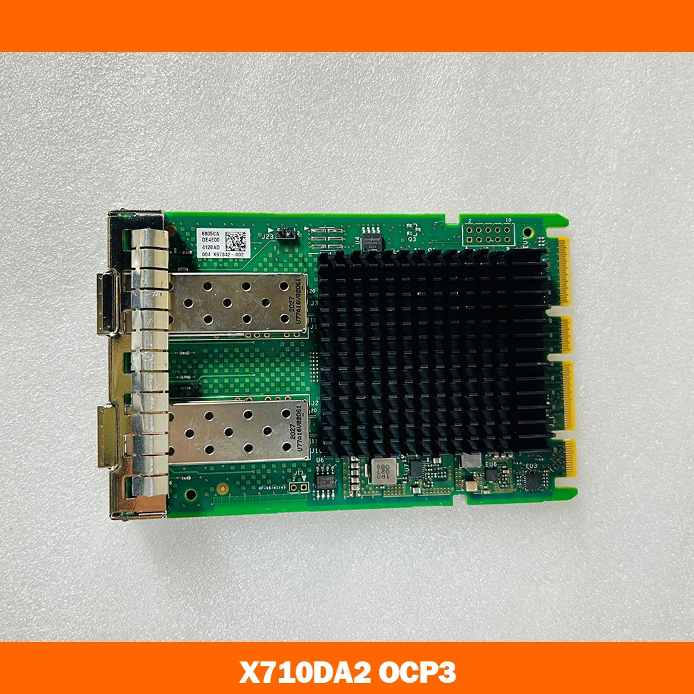 For HPE X710DA2 OCP3 Dual 10 Gigabit Ethernet Card P28778-B21 P31327-001 P28780-001 1 For HPE X710DA2 OCP3 Dual 10 Gigabit Ethernet Card P28778 B21 P31327 001 P28780 001