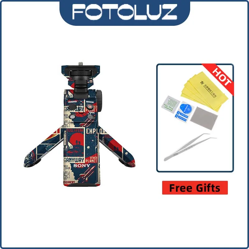 Pellicola Avvolgente Per La Pelle Custodia Protettiva Per Maniglia Bluetooth Per Sony Gp-Vpt2Bt Gp Vpt2Bt Adesivi Con Maniglia Bluetooth Wireless Anti