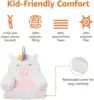 Basics Children's Plush Toddler Chair, Unicorn, Medium, Multicolor 1