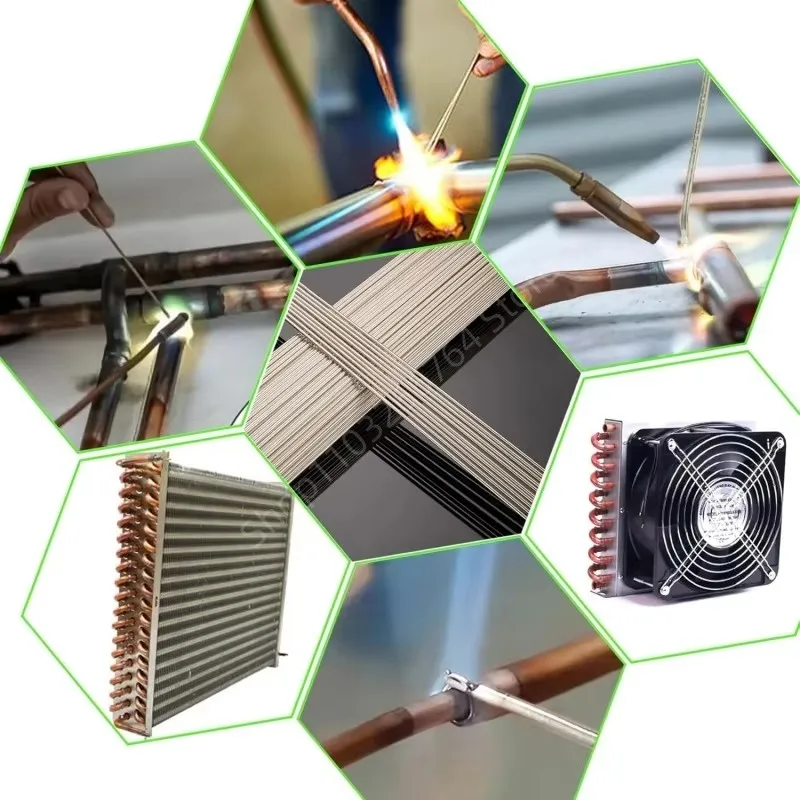 Low Temperature Melt Aluminum Welding Rods Weld Bars 1.6/2.0mm Rod Solder Cored Wire Aluminum and Tin Repair Tools 5/10Pcs