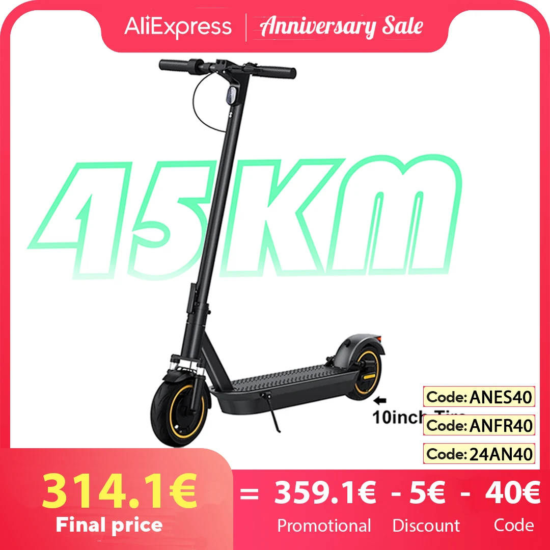 Trottinette électrique JUICEASE Pour Adulte - 31 Km/h, 350W, Noir