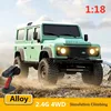Professinal 1/18 Remote Control Climbing Truck 4WD LED Lighting Off-Road Adjust Shock Absorption Rock Crawler Hobby RC Car Truck 1