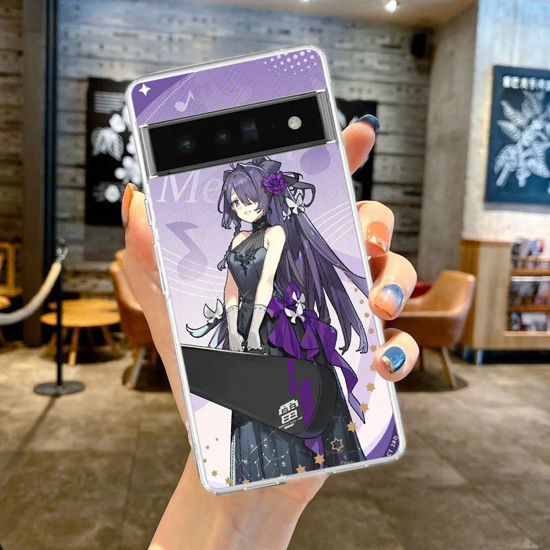 Silicone Shockproof Soft Transparent Phone Case Cover - Honkai Impact 3rd Design