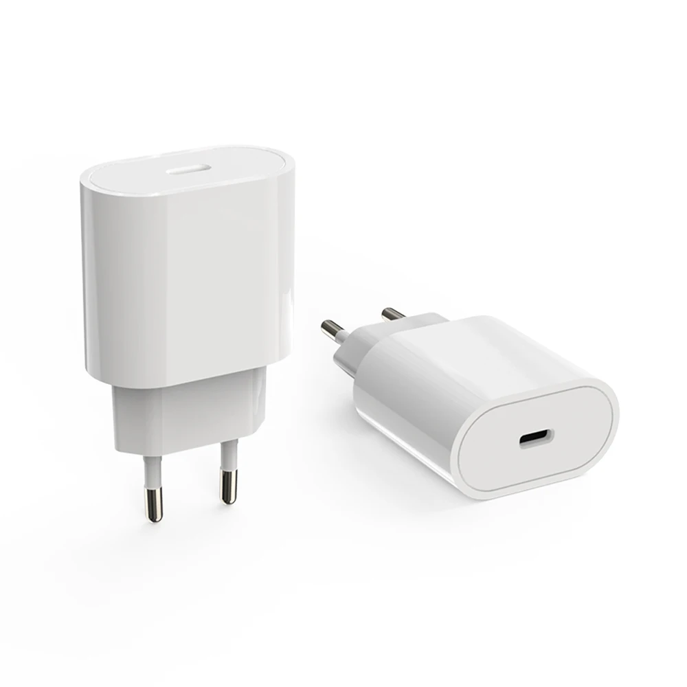 

100pcs Free sample fast charging 20W PD3.0 portable power adapter EU US PD 20W USB C wall charger for iphone 1314 google charger