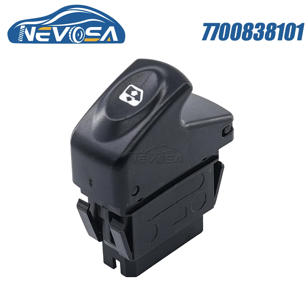 

NEVOSA 7700838101 For Renault Clio II Megane Kangoo Megane Scenic Car Electric Window Control Switch Single Button 7700429998