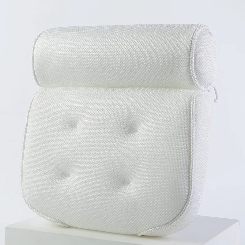 4D Square Bathtub Pillow 7 Suction Cup Hotel Hot Spring Spa Massage bathtub pillow