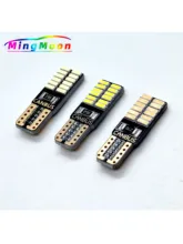  10Pcs Auto T10 LED Lights 2835 SMD W5W LED Bulb Canbus No Error Car Interior Lighting Automotive Dome Lamp 6000K White 