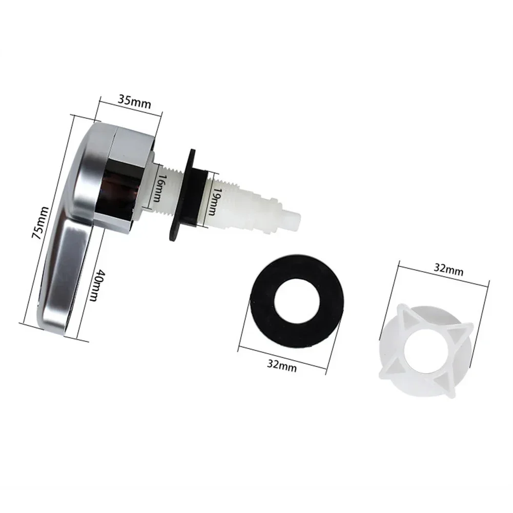Environmentally Friendly Upgrade 2in Toilet Cistern Flush Valve Universal Design for Easy Installation Dual Flush System