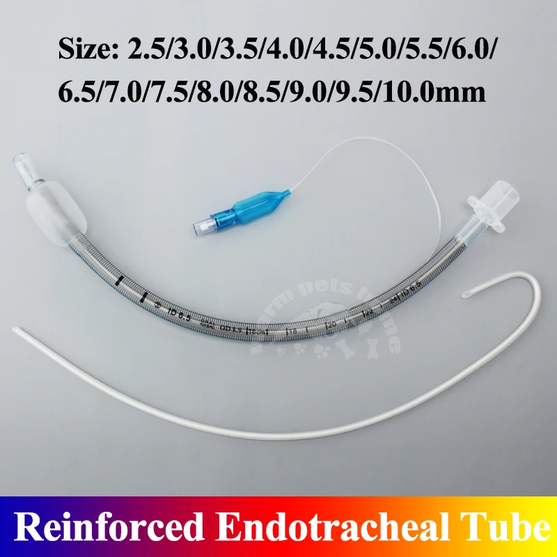 ReinforcedEndotrachealTubeWithStylet2510mmDisposableSterileTrachealIntubationfor