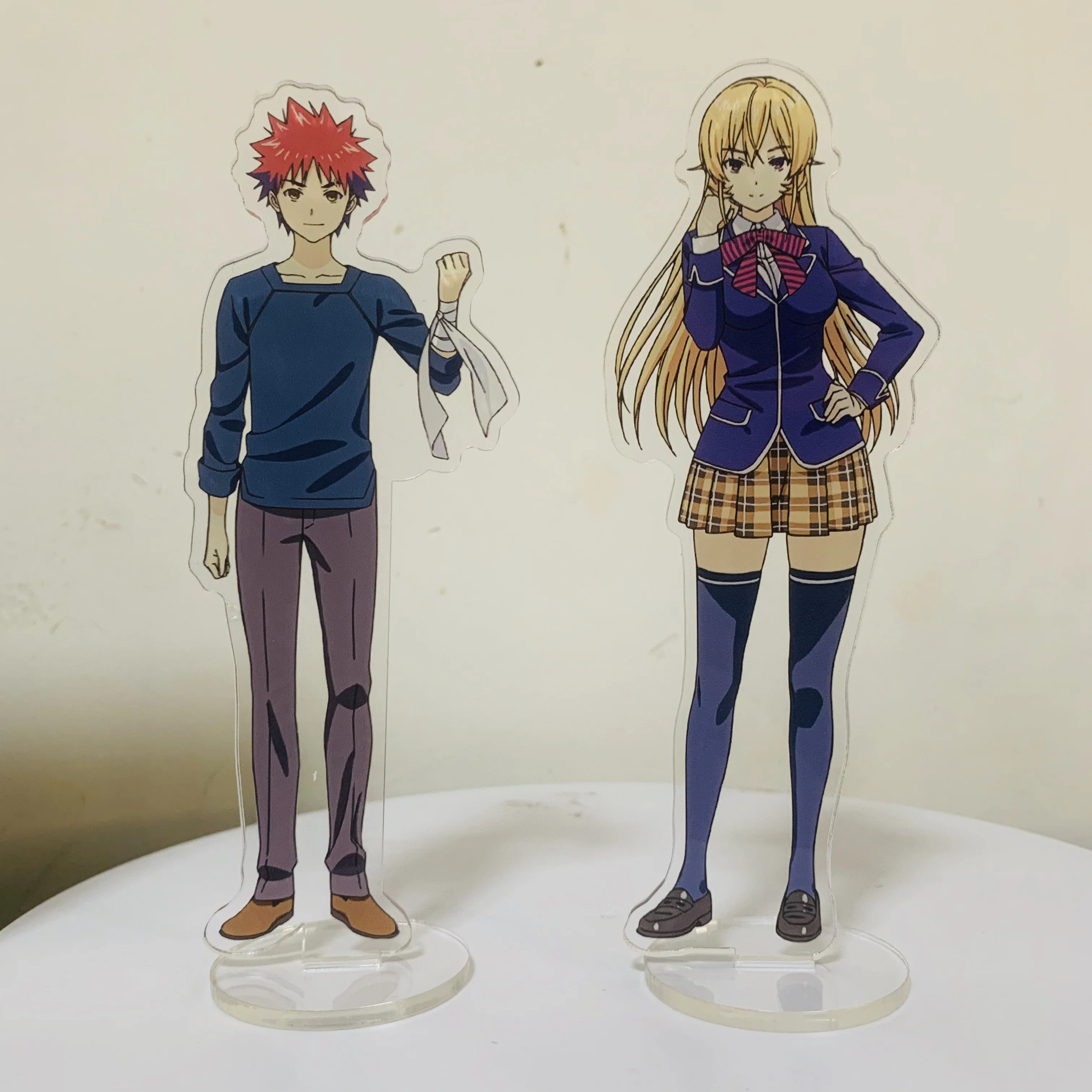 15Cm Anime Food Wars! Shokugeki No Soma Figure Yukihira Soque Ma Nakiri Erina Cosplay Acrilico Stand Modello Fans Collezione Puntelli