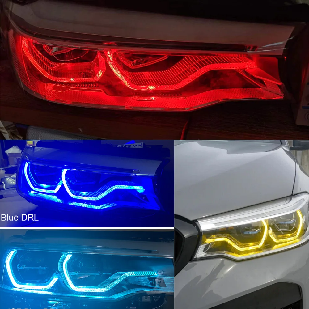 

Yellow Lemon DRL Daytime Lights LED Board For 2019 BMW 5 Series G30 G31 F90 M5 Gold Blue Red Daylight Module 7214939 7214940