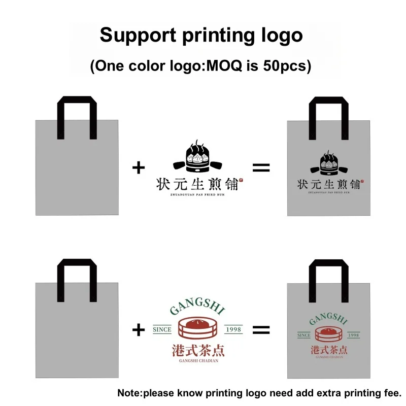 StoBag 10pcs Sliver Non-woven Insulation Tote Bag Portable Fabric for Food Drinks Package Keep Warm Cold Delivery Reusable Pouch 5