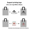 StoBag 10pcs Sliver Non-woven Insulation Tote Bag Portable Fabric for Food Drinks Package Keep Warm Cold Delivery Reusable Pouch 5