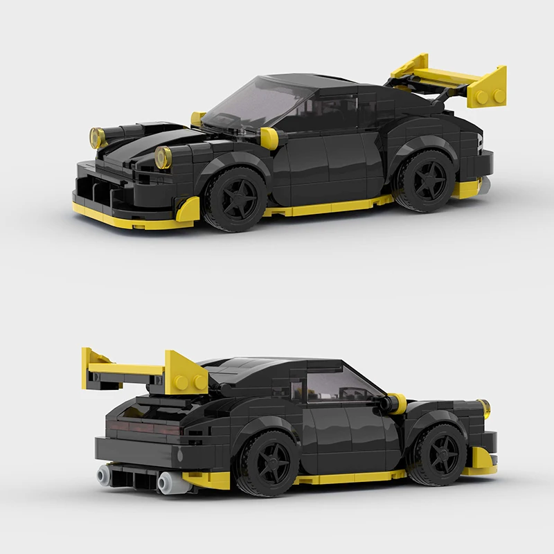 MOC 스피드 스포츠 F1 시티 레이싱카 AE86 빌딩 블록 브릭 자동차 슈퍼카 분노의 질주 1 MK4 수프라 어린이 장난감 소년용