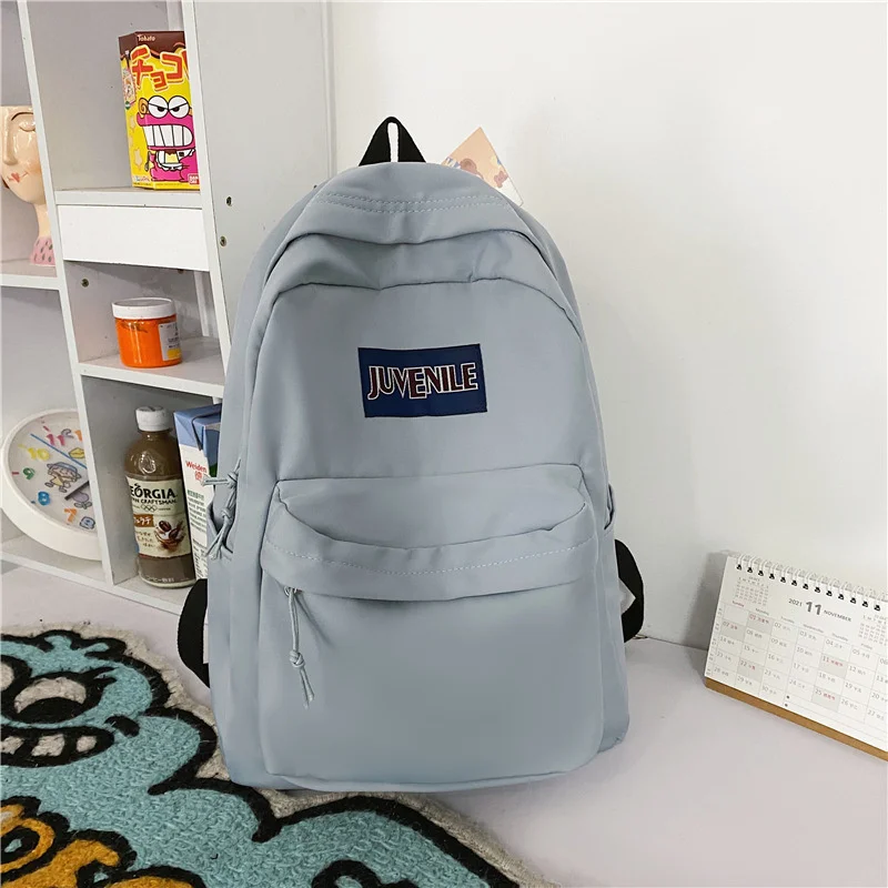 Color sólido Casual impermeable de Nylon mujeres Mochila mujer viajar de  regreso de la escuela, bolso de Mochila para chicas adolescentes bolso  Mochila - AliExpress