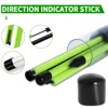 Caiton Green Golf Alignment Sticks 2 Sets - 48inch Alignment Practice Rods, Foldable for Easy Portability, Golf Training Aids 3