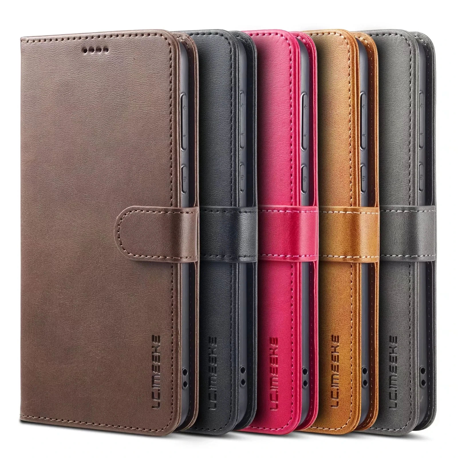 Leather Wallet Phone Cover - Stylish and Protective Case