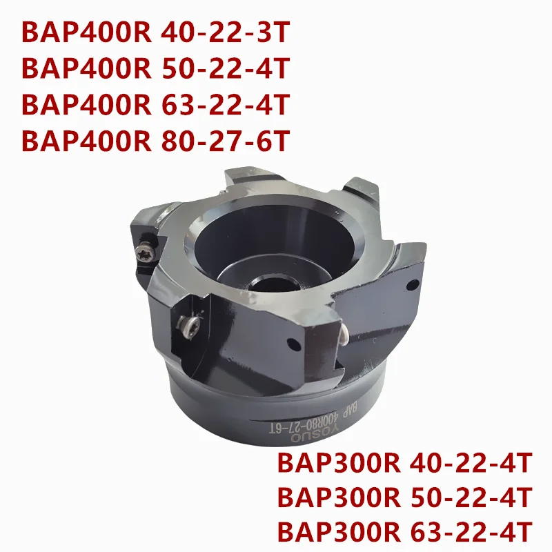 

BAP300R BAP400R 80-27-6T degree Cutter Head CNC Milling Discs Machine Tool Milling Machine Knife Insert APMT1604PDER APMT1604