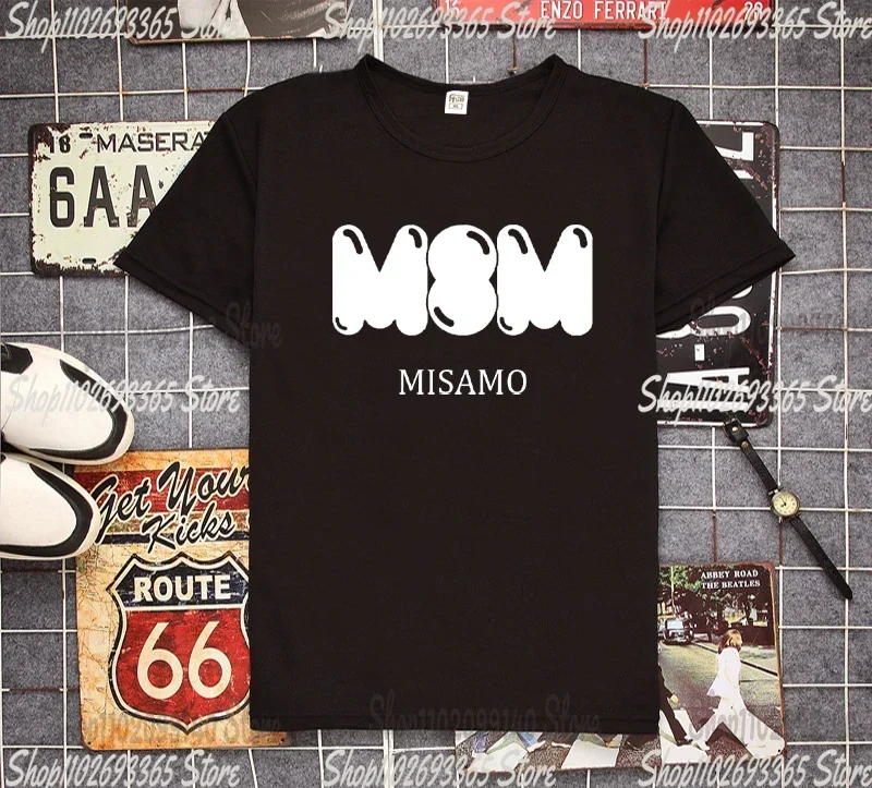 Twice MISAMO T Shirt Momo Sana Mina Graphic Tops T-shirt Harajuku