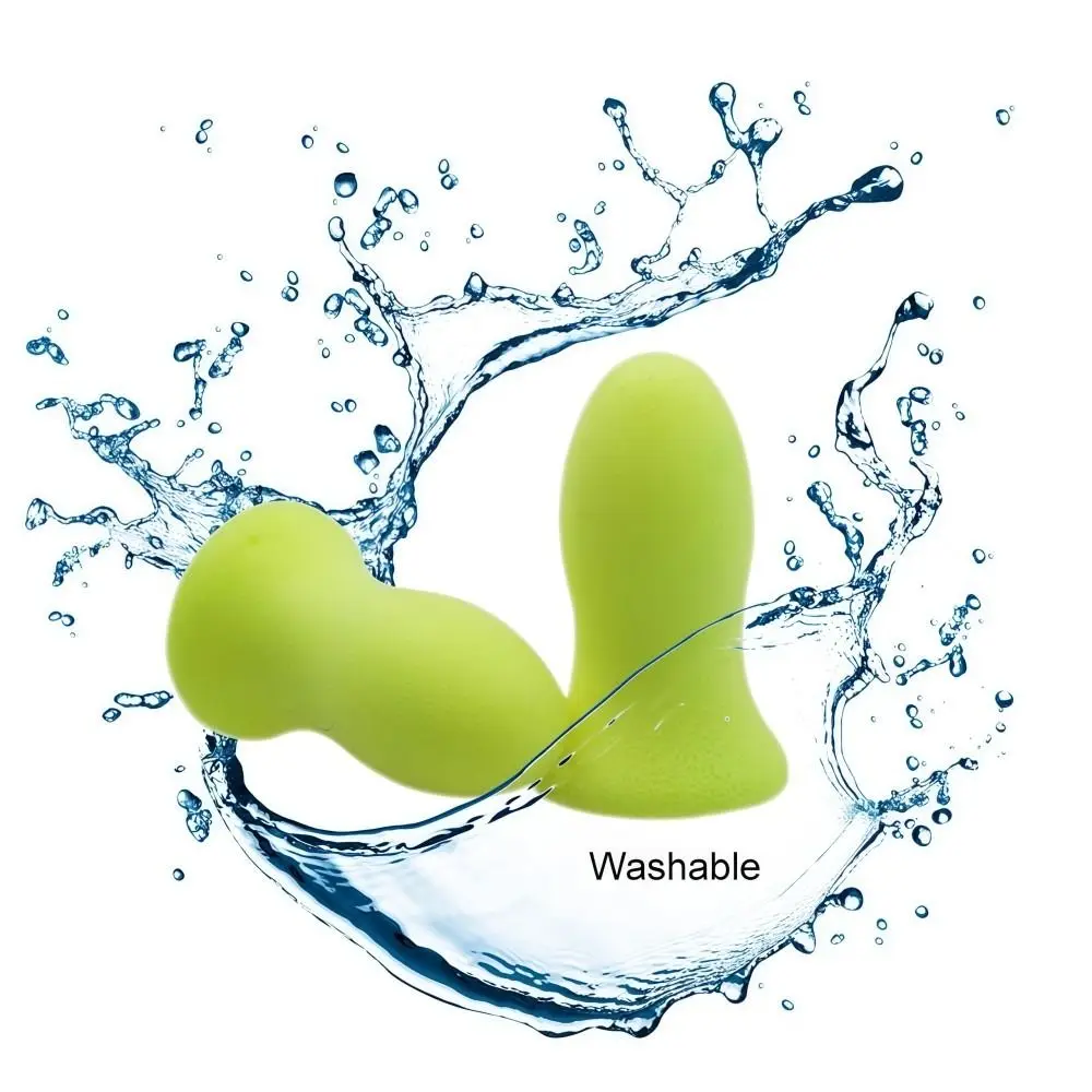 10-Pack Reusable Soft Foam Anti-Noise Earplugs for Comfortable Sleep