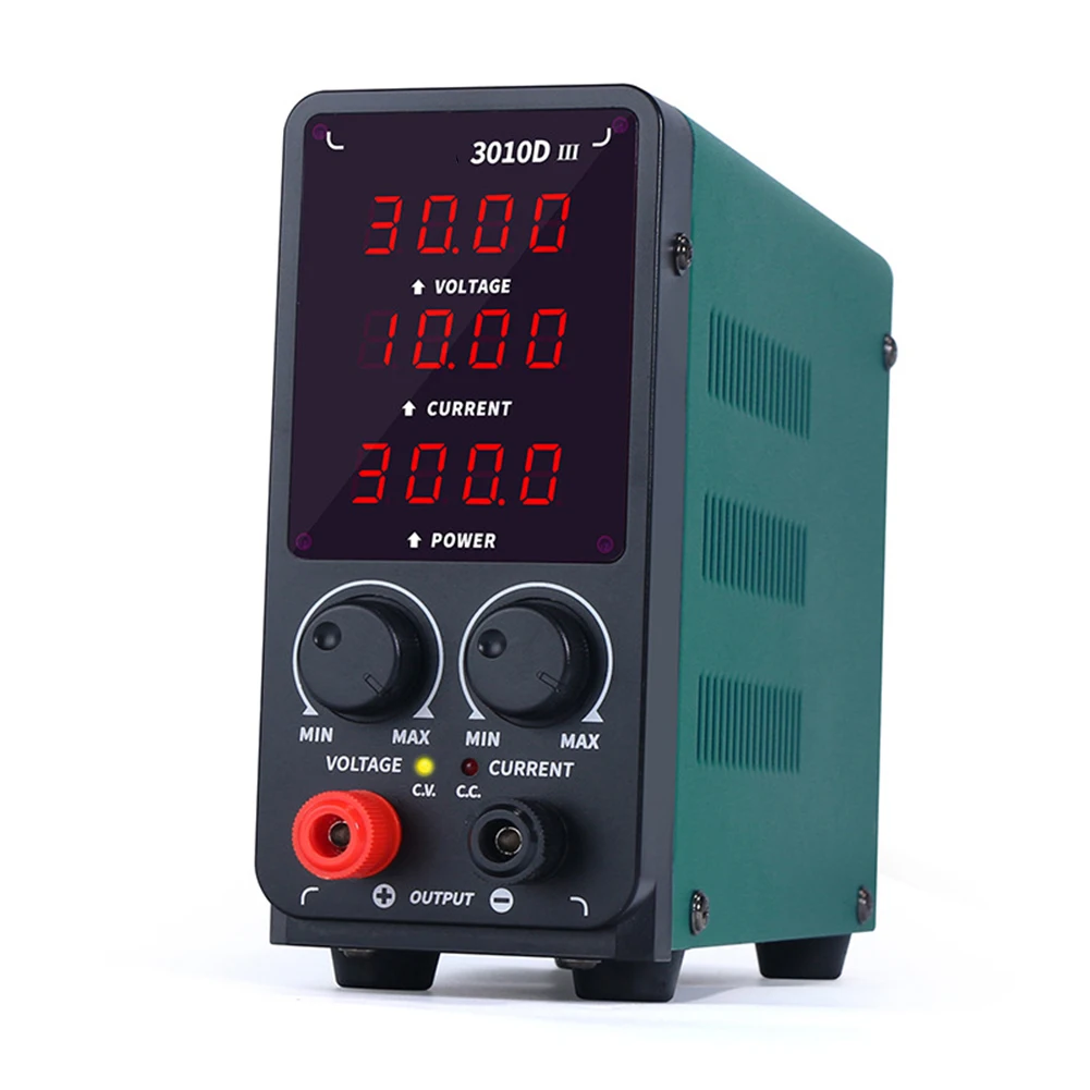 

Precise Adjustable CCCV Power Supply 3010DIII DC Laboratory Power Supply 30V 10A Active Temperature Management