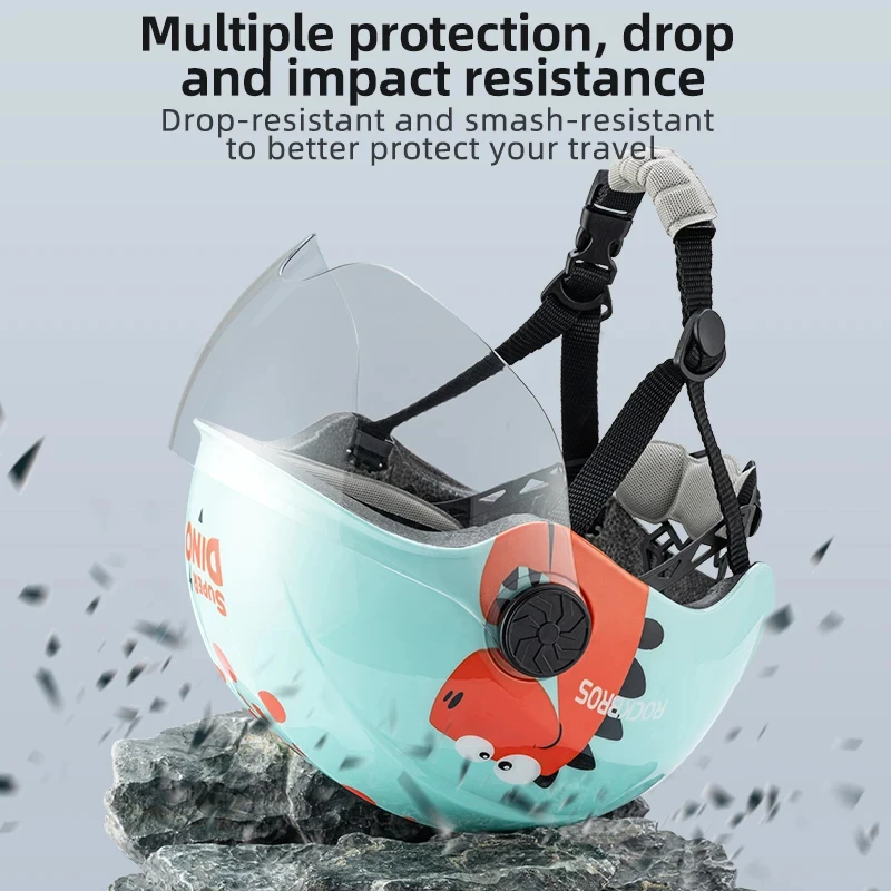 ROCKBROS Bike Safety Helmet For Kids MTB Road Bicycle Helmet Boy Girl Scooter Children Half Cycling Equipment