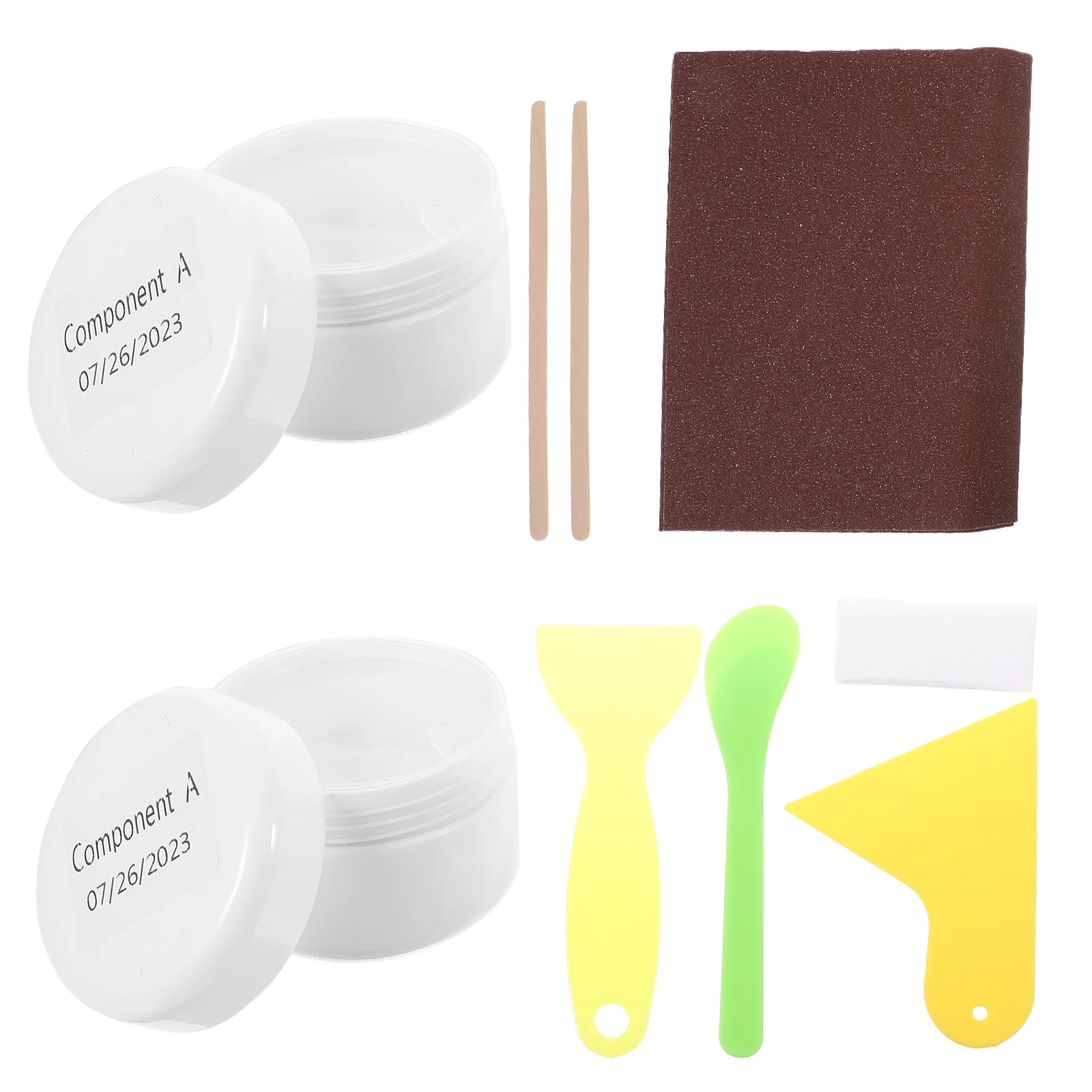 Ceramic Repair Kit Acrylic White Tub Tile Bathtub Refinishing for Pans Fiberglass Porcelain Suite
