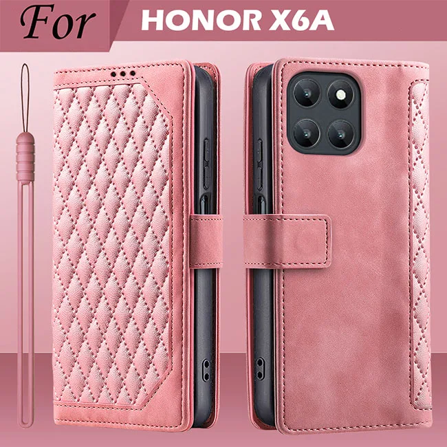 Premium PU Leather Flip Wallet Phone Case with Card Holder - Retro Business Style