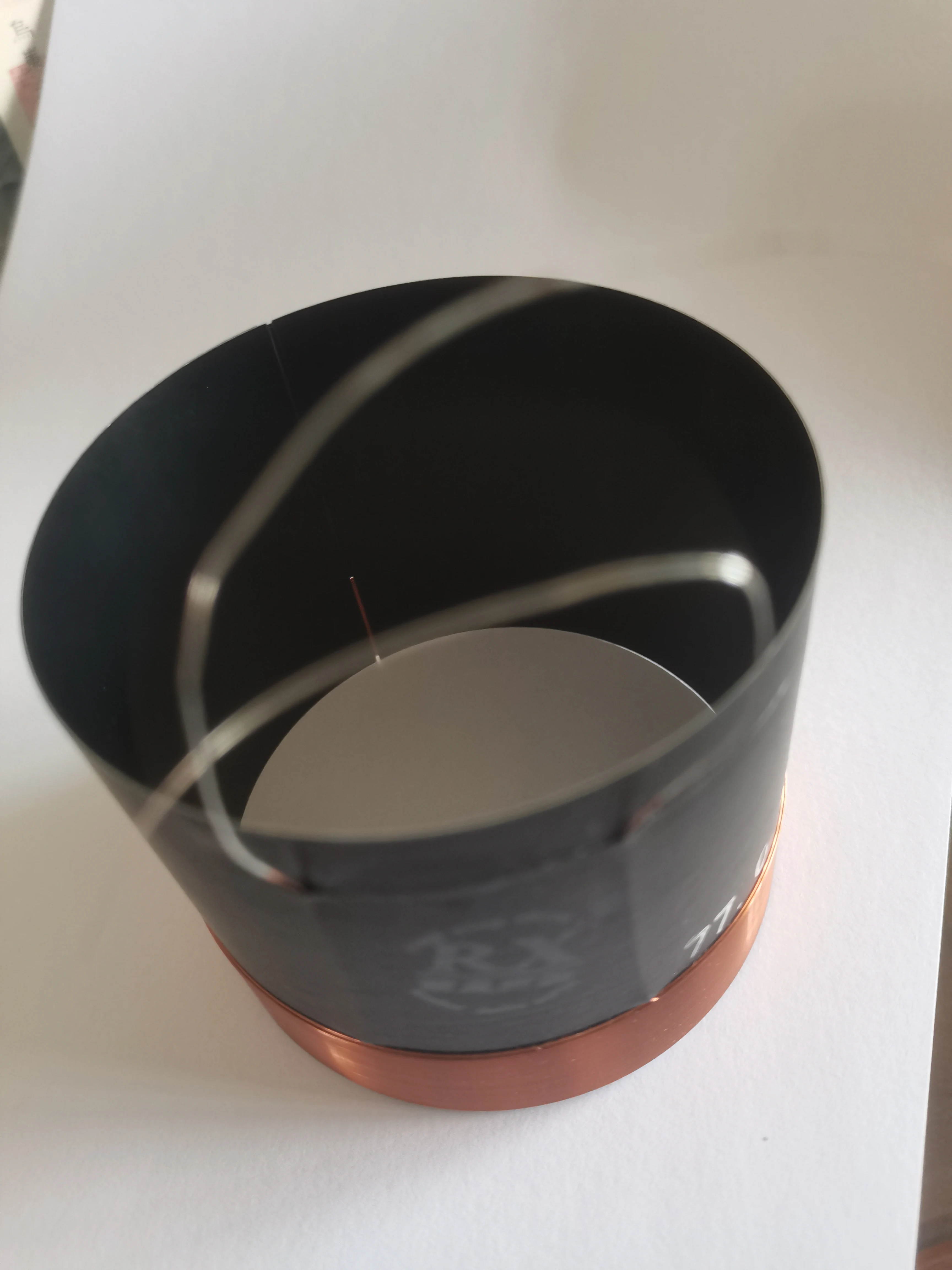 1 unit ID: 77mm 8 ohm woofer bass loudspeaker voice coil 2 layer winding