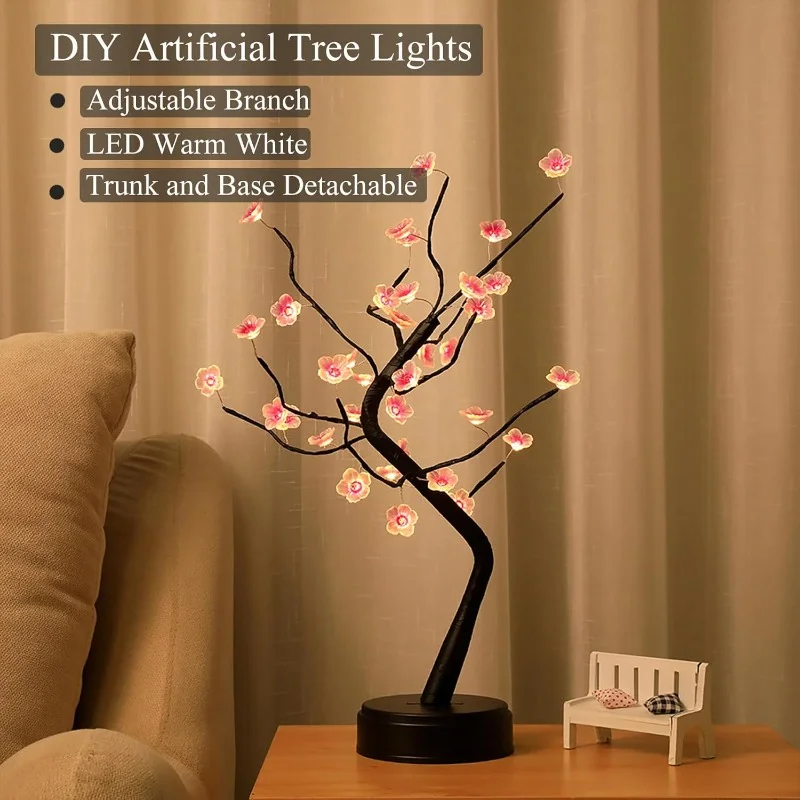 Cherry Blossom Bonsai LED Lamp 2
