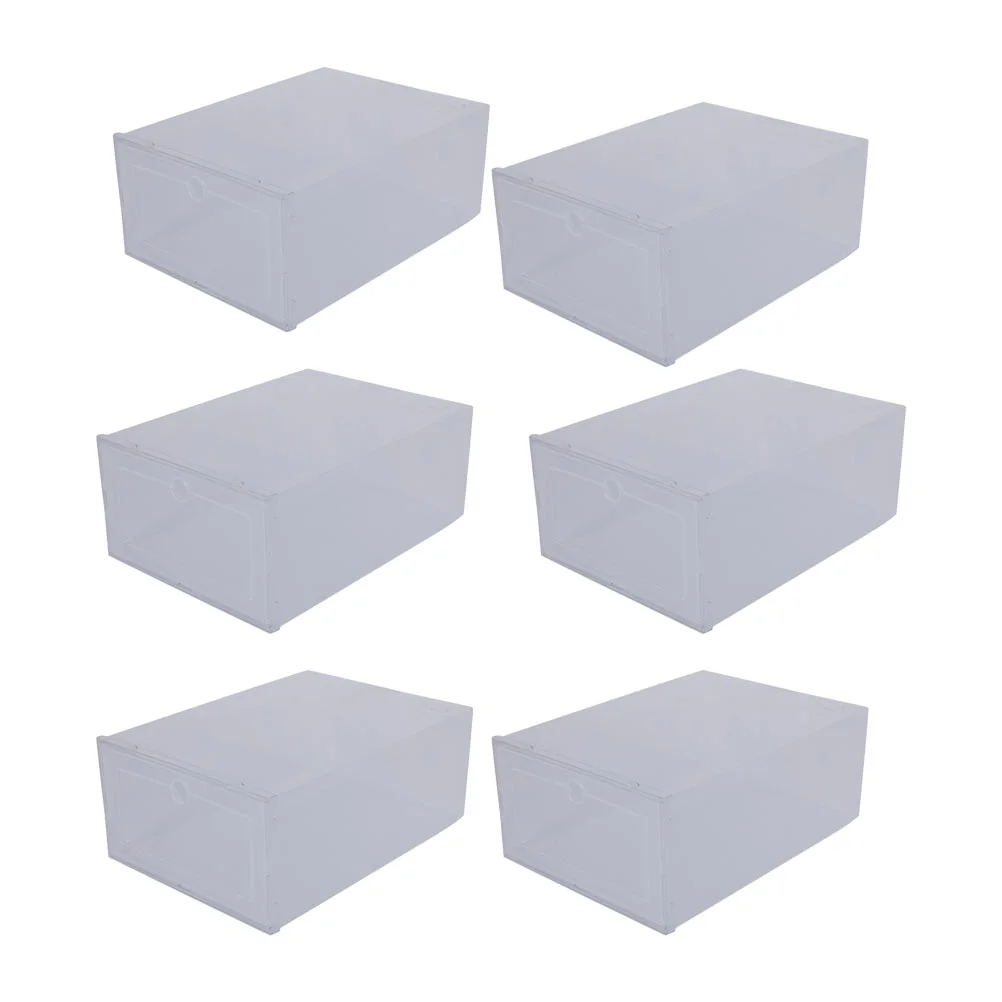 

Large Capacity Storage Case Plastic Shoes Case Thickened Transparent Drawer Case Plastic Shoe Boxes Stackable Box Shoe