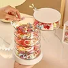 360° Rotating Makeup Organizer - Transparent, Multi-Layer Storage for Cosmetics, Hair Accessories & Jewelry - Easy Assembly 2