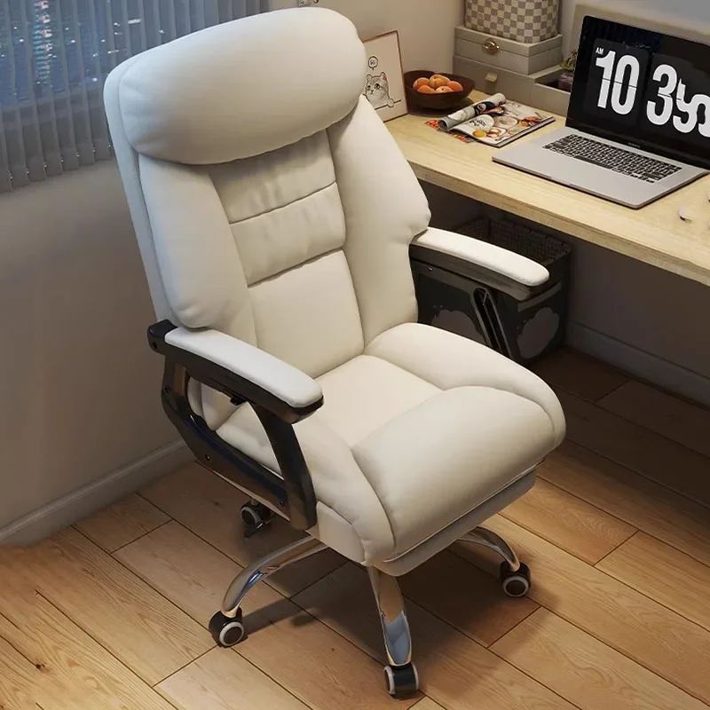 Reception Mobile Office Chair Ergonomic Armrest Individual Bedroom Luxury Office Chair Wheels Silla Con Ruedas Modern Furniture vintage barber chair professional hairdressing armchairs professional makeup chair reception desks taburete con ruedas furniture