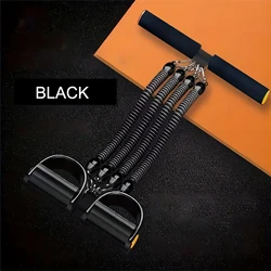 Elastic Resistance Band with Foam Handle - Home Fitness and Stretch Workout Equipment (Hei Xuan Fei JD)