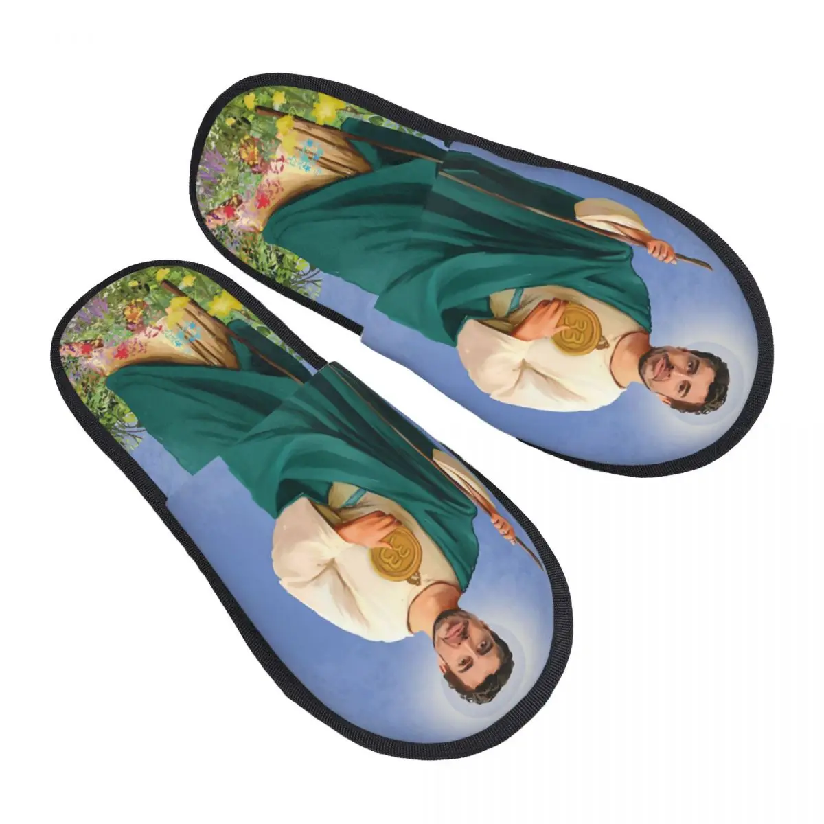 사용자 정의 페르난도 고딕 쿼터 시대를 초월한 뷰티 하우스 슬리퍼 여성 아늑한 메모리 폼 알론소 14 드라이버 슬립 온 스파 슬리퍼 신발